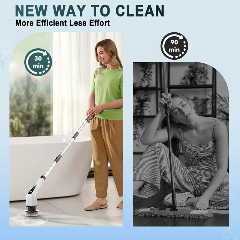 Electric Cleaning Brush – Best Electric Spin Scrubber for Home