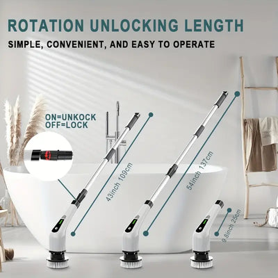 Electric Cleaning Brush – Best Electric Spin Scrubber for Home