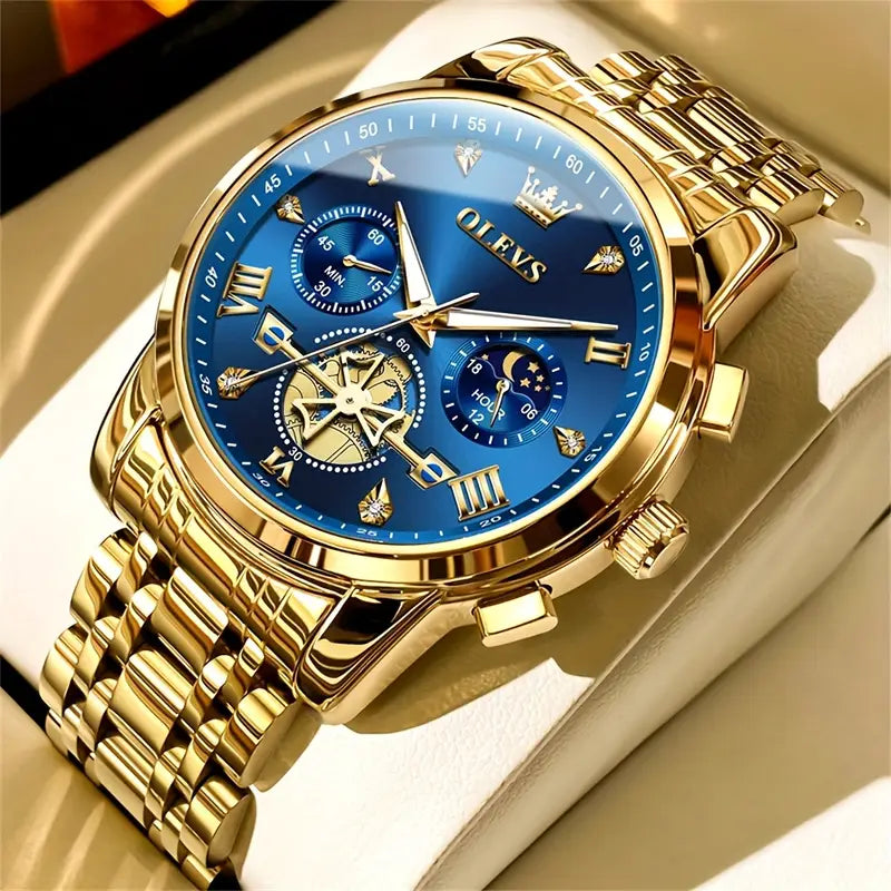 OLEVS Mens Watches Luxury – Stylish & Waterproof Wrist Watch