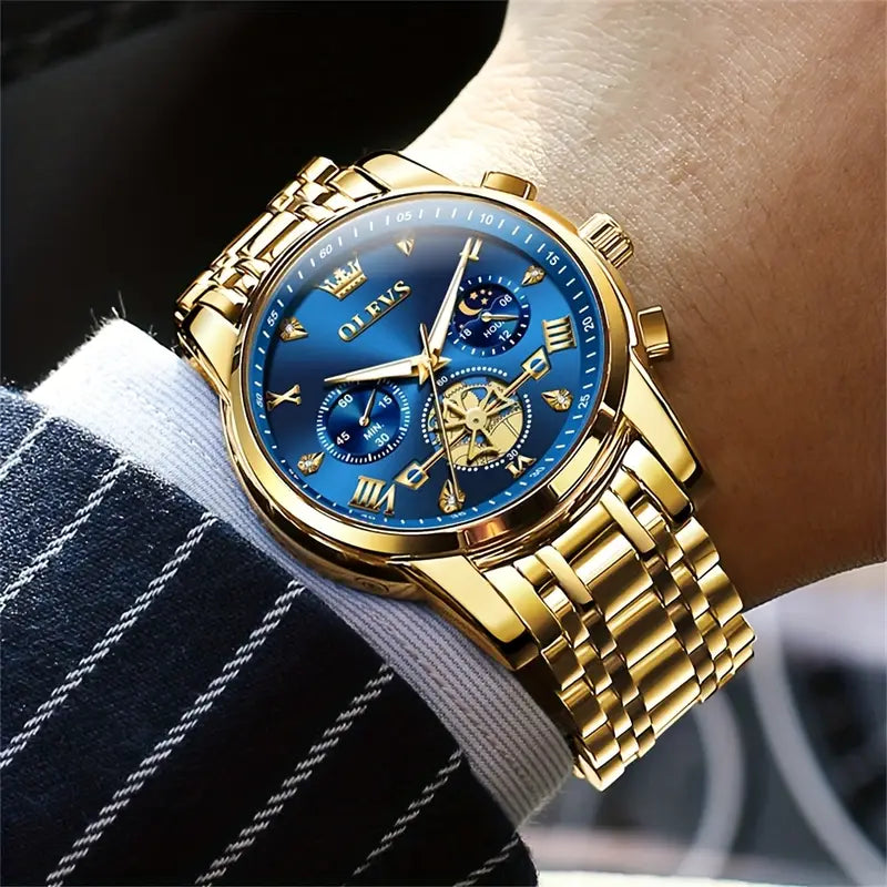 OLEVS Mens Watches Luxury – Stylish & Waterproof Wrist Watch