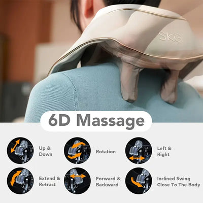 SKG Neck Massager with Heat – Best Neck and Shoulder Massager