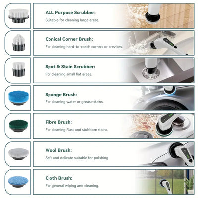 Electric Cleaning Brush – Best Electric Spin Scrubber for Home