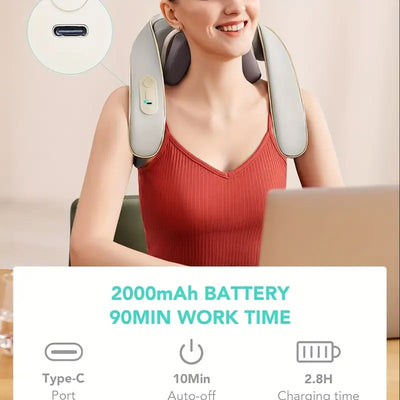 SKG Neck Massager with Heat – Best Neck and Shoulder Massager