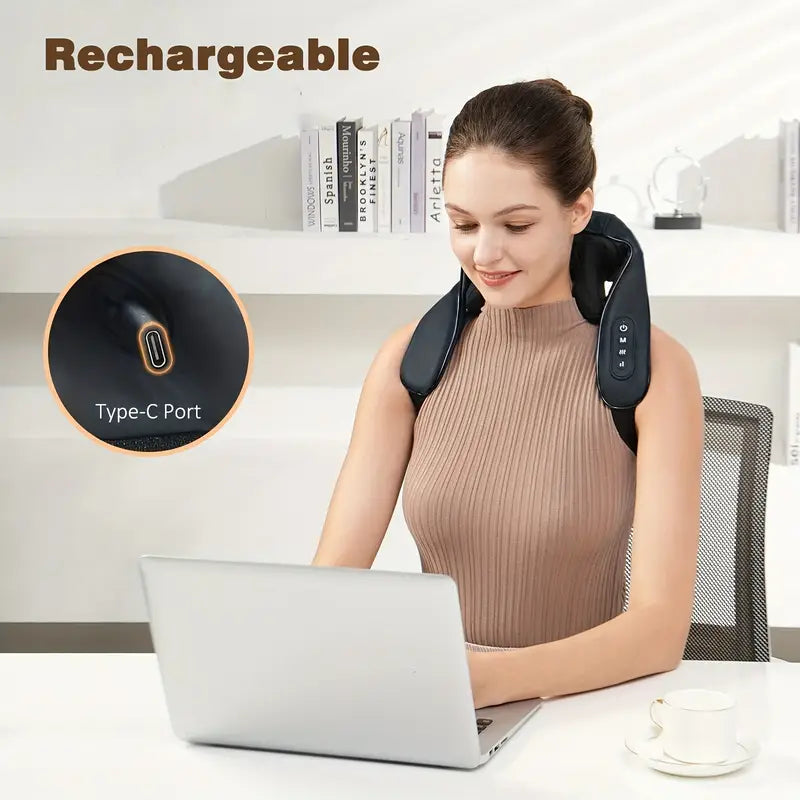 KNQZE Neck Massager – Best Neck and Shoulder Massager with Heat