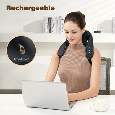 KNQZE Neck Massager – Best Neck and Shoulder Massager with Heat