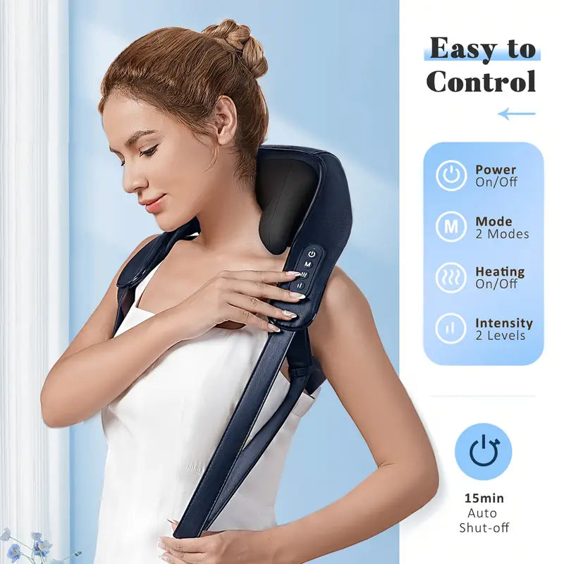 KNQZE Neck Massager – Best Neck and Shoulder Massager with Heat